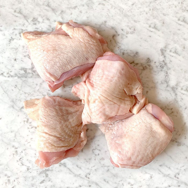 DILMUN Muslos sin hueso de pollo de libre pastoreo aprox 560g Vikinga Tropical