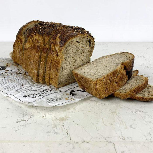 DILMUN Pan de molde cinco semillas de masa madre 1 kg Pan de Elia