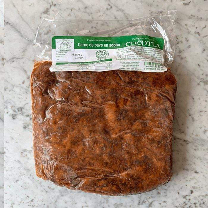 DILMUN Pavo orgánico en adobo 500 g Granja Cocotla