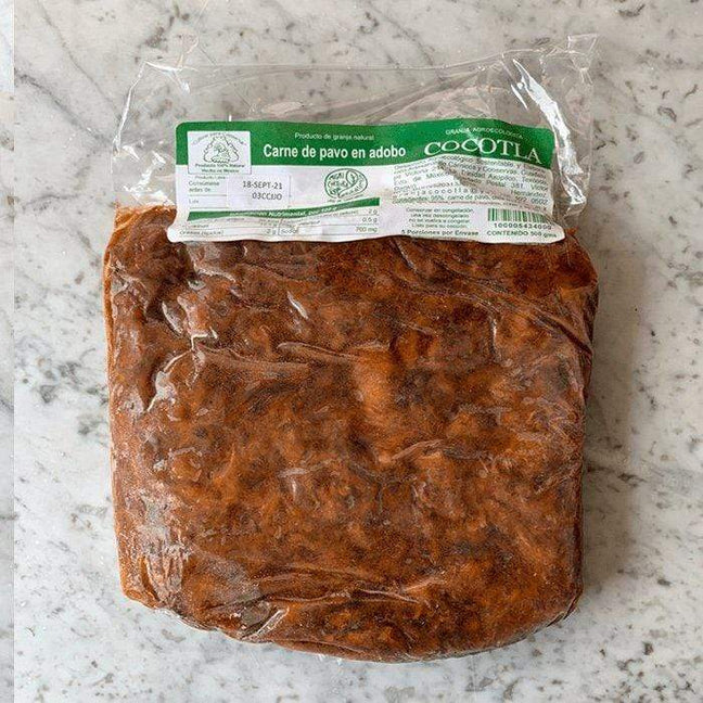 DILMUN Pavo orgánico en adobo 500 g Granja Cocotla