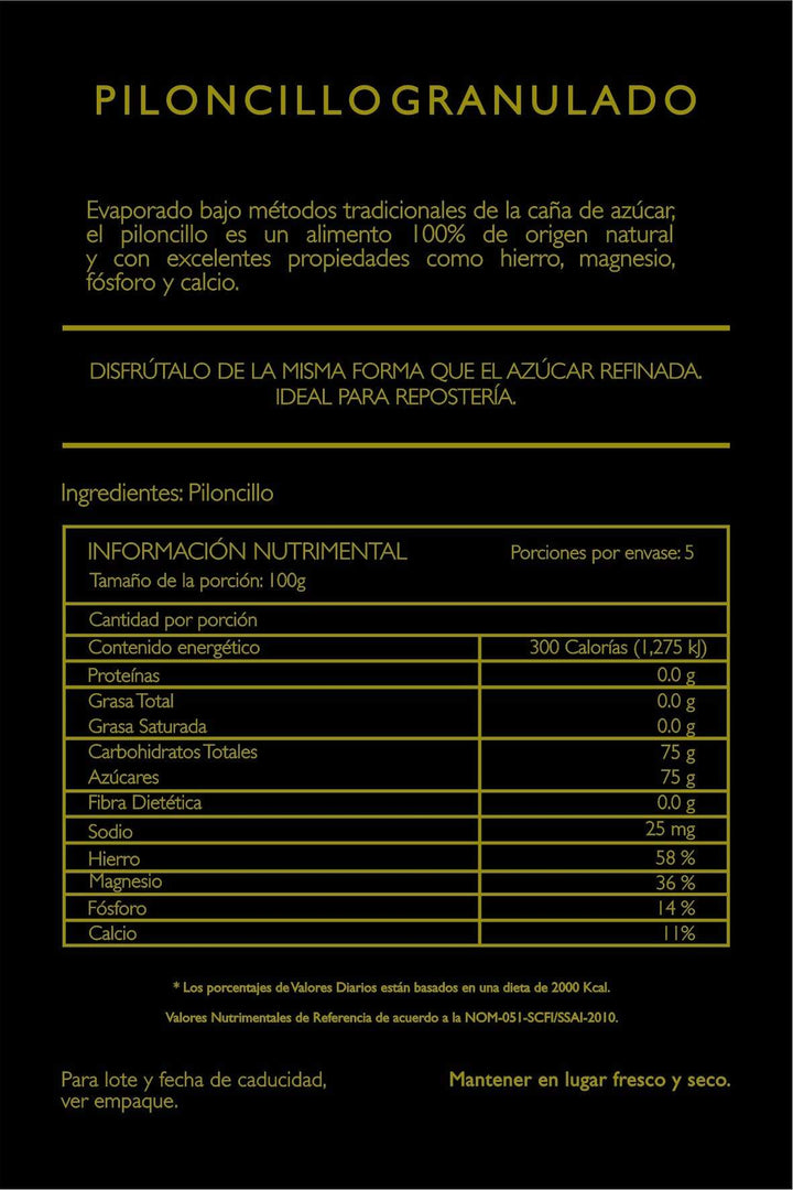 DILMUN Piloncillo granulado 500 g La Comandanta