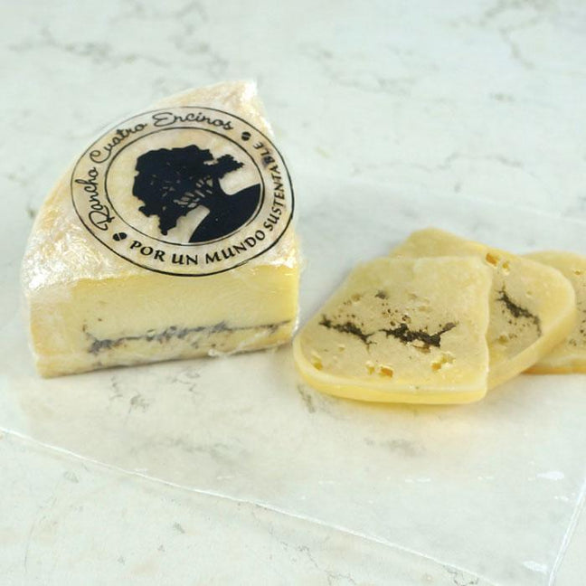 DILMUN Queso tipo Montaña con trufa pasteurizado 250 g Rancho Cuatro Encinos