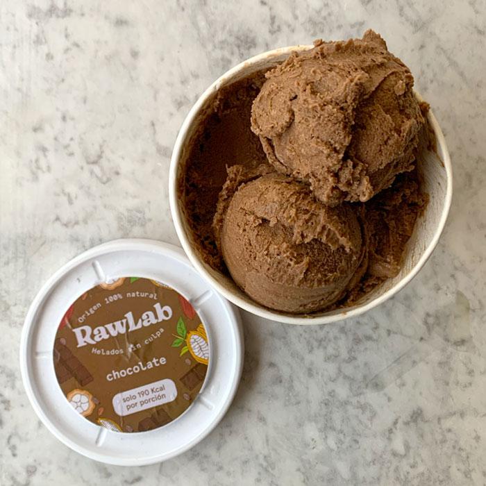 DILMUN RawLab helado saludable de chocolate 400 g