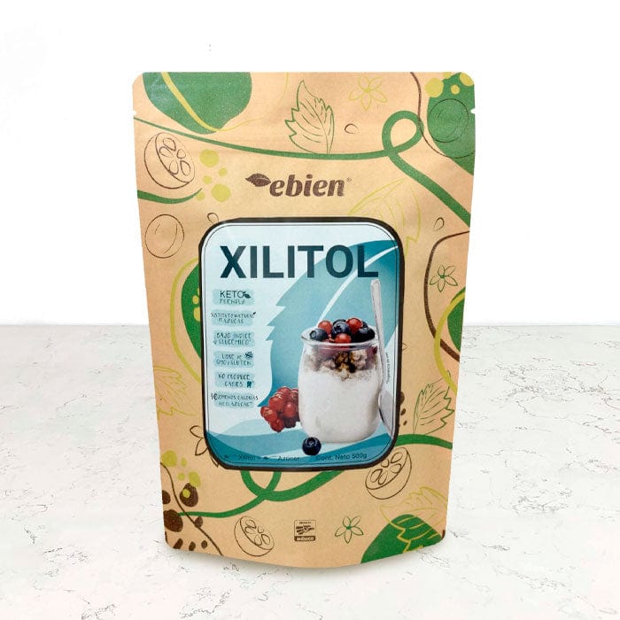 DILMUN Xilitol 100% o azúcar de Abedul 500g Ebien